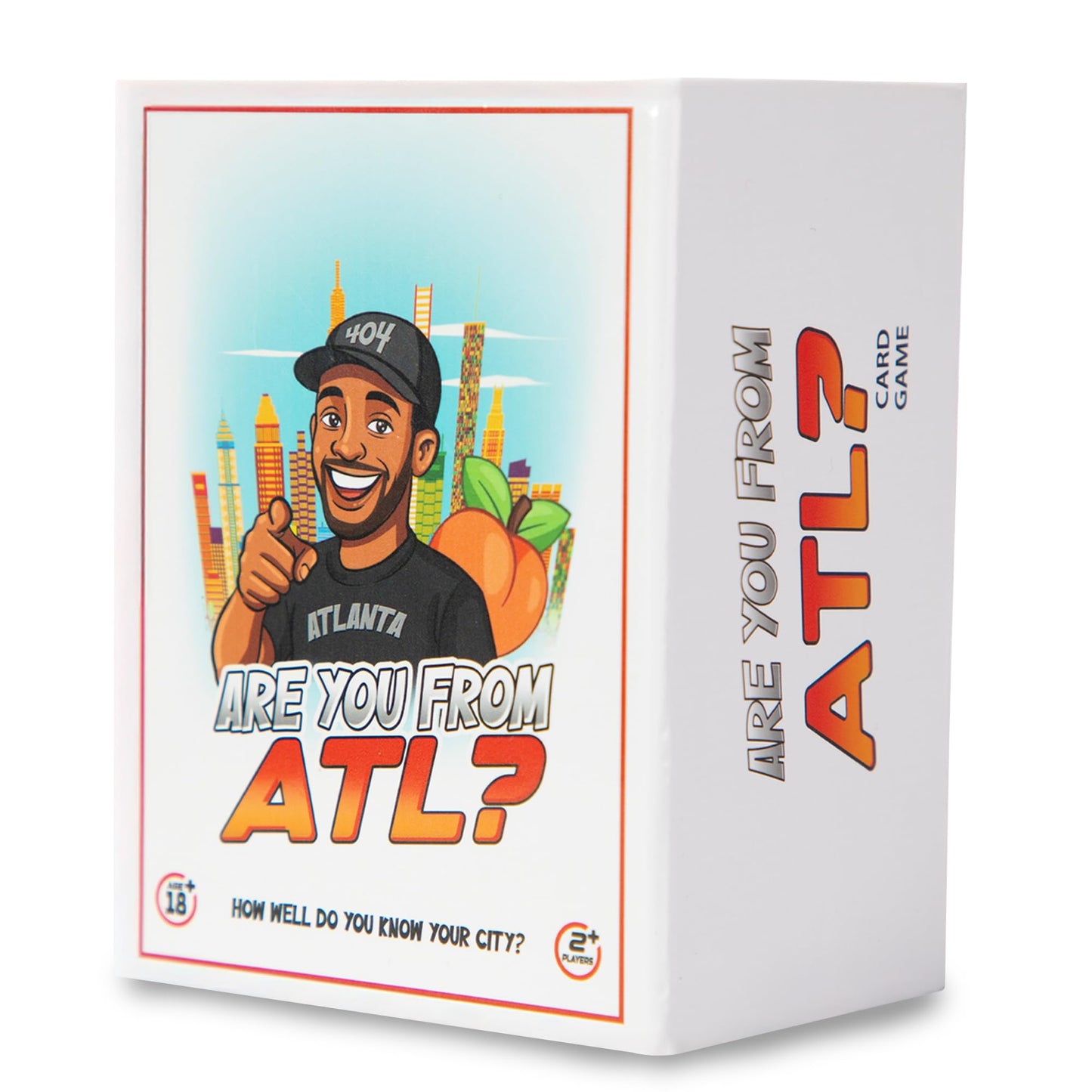 Are You From ATL? Atlanta Trivia Card Game, Adult Party Game for Locals and Visitors, ATL Culture and History Quiz Cards, Ages 18+